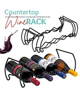 Sorbus 6-Tier Stackable Wine Rack - Perfect for Bar, Wine Cellar, Basement, Cabinet, Pantry, etc