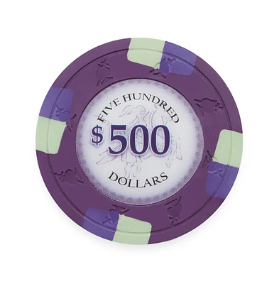 Slickblue Poker Knights Poker Chips (25-pack) - Clay Composite $500