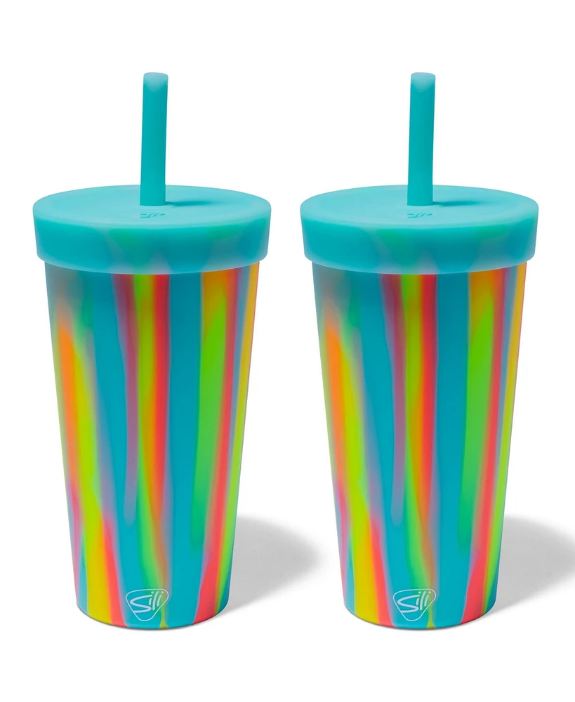 Silipint Straw Tumbler 22oz: 2 pk - Sugar Rush - Spring 2023