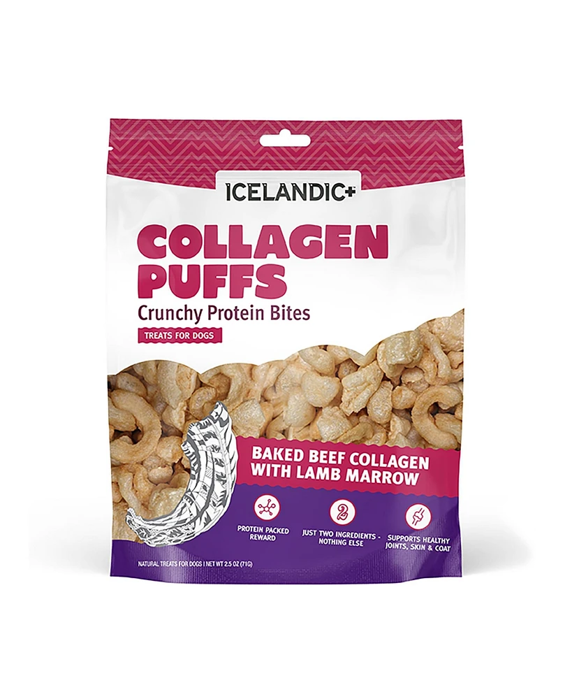 Collagen Puffs: Beef With Lamb Marrow - Dog Treat 2.5oz