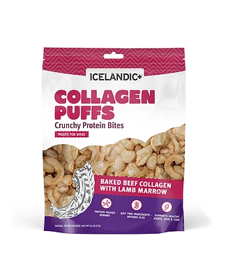 Icelandic+ Collagen Puffs: Beef With Lamb Marrow - Dog Treat 2.5oz