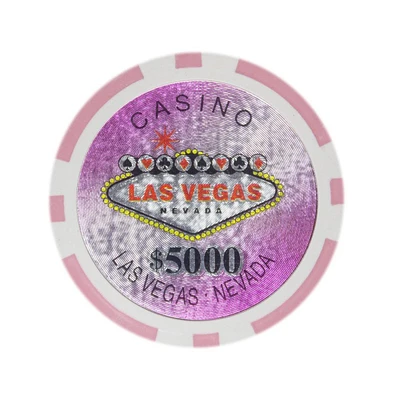 Slickblue Holo Inlay Poker Chips (25-Pack) – Premium Casino-Style Poker Chips