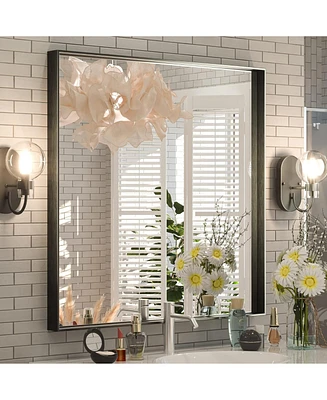 keonjinn Vanity Wall Mirror Bathroom Mirror Accent Mirror