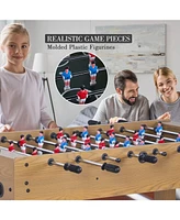 Sugift 48in Foosball Table, Competition Sized Soccer Table with 2 Balls, 2 Cup Holders