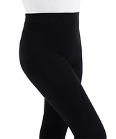 Capezio Girls Footless Tight w Self Knit Waist Band