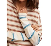 Free People Women's Nina Striped Long-Sleeve T-Shirt