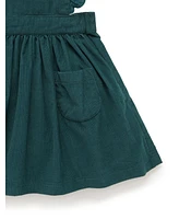 Purebaby Little Girls Corduroy Pinnie Set