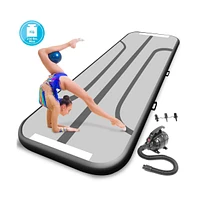 SereneLife 13 ft. Tumbling Gymnastics Inflatable Air Mat with Electric Air Pump