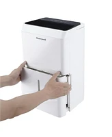 Honeywell 2024 New! 25-Pint Energy Star Dehumidifier for 1,500 Sq Ft – Laundry Mode, Auto-Comfort Mode & Thermal Overload Protection, TPFIT25WK