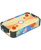 Sugift Table Top Air Hockey Table for Kids, 20in Mini Tabletop Air Hockey Game with Electric Motor Fan, 2 Pushers and 2 Air Hockey Pucks