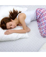 Gouun 3 Inch Gel-Infused Memory Foam Mattress Topper with Removable Cover-Twin Size