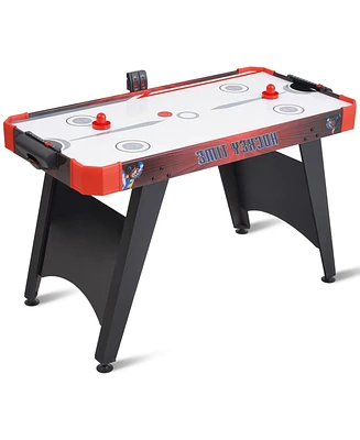 Sugift Indoor Air Hockey Table w/Led Scoreboard & 12V Motor, Includes 2 Pushers & Pucks, Perfect for Kids & Adults