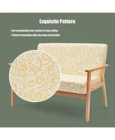 Gouun Modern Fabric Loveseat Sofa Couch Upholstered 2-Seat Armchair