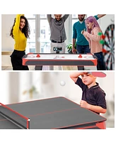 Inolait 2-in-1 Air Hockey Table with Table Tennis Top Indoor Arcade Gaming Set