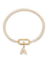 brook & york Petra Initial Tennis Bracelet