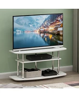 Furinno 3-Tier No Tools Tv Stand Entertainment Center Hold up to 46" Tv