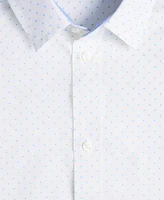 Tommy Hilfiger Big Boys Long-Sleeve Stretch Diamond Geo-Print Shirt