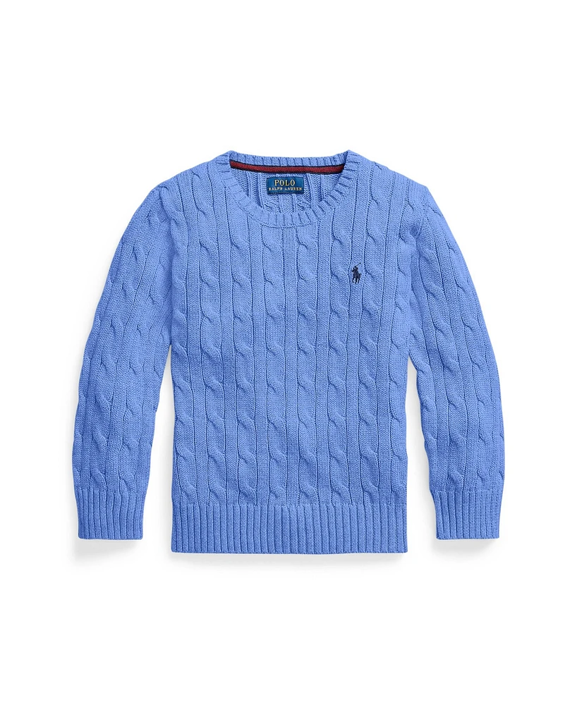 Polo Ralph Lauren Toddler and Little Boys Cable-Knit Cotton Sweater