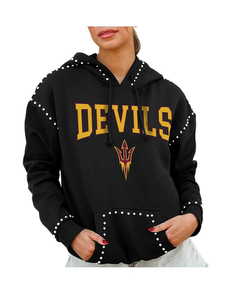 Gameday Couture Women's Black Arizona State Sun Devils Studded Pullover Hoodie