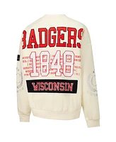 Gameday Couture Women's Cream Wisconsin Badgers Slay Pullover Sweatshirt