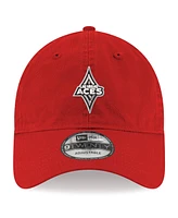 New Era Men's Red Las Vegas Aces Core Logo 9TWENTY Adjustable Hat