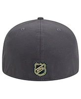 New Era Men's Charcoal Vegas Golden Knights Core 59FIFTY Fitted Hat