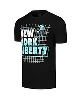 Stadium Essentials Men's and Women's Black New York Liberty Spelled Out T-Shirt