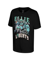 Stadium Essentials Big Boys and Girls Black New York Liberty Ellie Crossroads T-Shirt