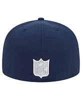 New Era Men's Navy Dallas Cowboys Script Sided 59FIFTY Fitted Hat