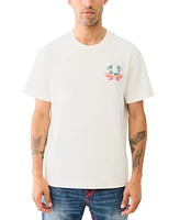 True Religion Men's Short Sleeve Crewneck Reaper Graphic T-Shirt