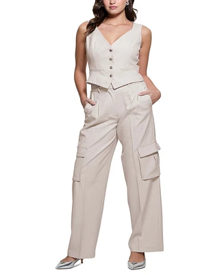 Guess Women's Matea High-Rise Perfect Cargo Pants