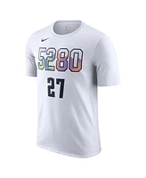 Nike Men's White Jamal Murray Denver Nuggets 2024/25 City Edition Name Number T-Shirt