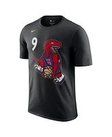 Nike Men's Black Rj Barrett Toronto Raptors 2024/25 City Edition Name Number T-Shirt