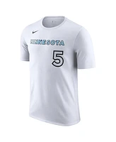 Nike Men's White Anthony Edwards Minnesota Timberwolves 2024/25 City Edition Name Number T-Shirt