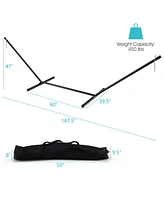 Gouun 2-Person Heavy-Duty Hammock Stand with Storage Bag