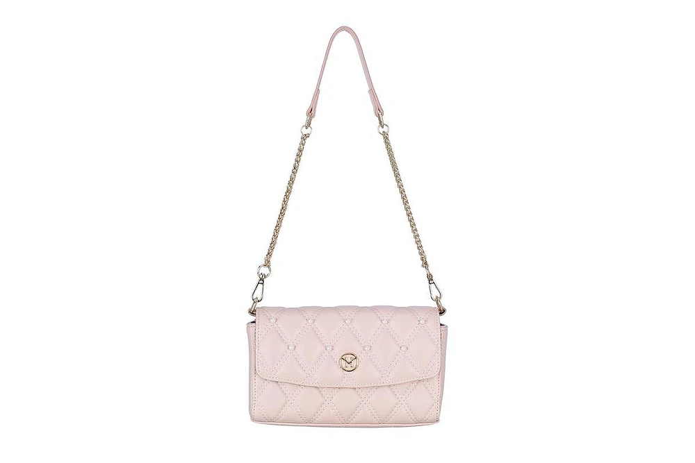 Victoria Hyde London Pearl Quilted Shoulder Bag Small Chanel Bag Collection in Leather