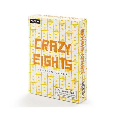 Slickblue Crazy Eights Illustrated Card Game - Fun and Colorful Deck for All Ages