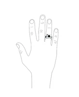 Bling Jewelry Lucky Las Vegas Gambler Ace Of Spade Ring .925 Sterling Silver