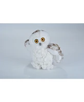 Wild Republic Cuddlekins Mini Snowy Owl Stuffed Animal, 8 Inches