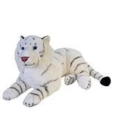 Wild Republic Cuddlekins Jumbo White Tiger Stuffed Animal, 30 Inches