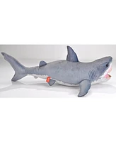 Wild Republic Living Ocean Great White Shark Stuffed Animal, 20 Inches