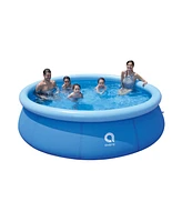 Jleisure Ft x 30" Prompt Set Inflatable Outdoor Backyard Swimming Pool