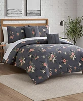 Lucky Brand Cali Bouquet Floral 5-Pc. Comforter Set