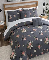 Lucky Brand Cali Bouquet Floral 5-Pc. Comforter Set, Full/Queen