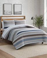 Lucky Brand Monterey Stripe 3-Pc. Duvet Cover Set