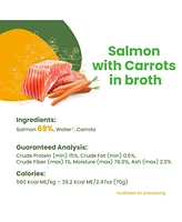 Almo Nature Hqs Natural Cat 24pk (2.47oz): Salmon W/ Carrots In Broth