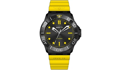 Invicta Men's 46394 Coalition Forces Quartz 3 Hand Black Dial Watch