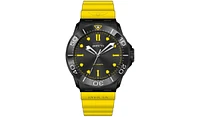 Invicta Men's 46394 Coalition Forces Quartz 3 Hand Black Dial Watch