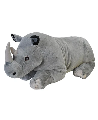 Wild Republic Cuddlekins Jumbo Rhino Stuffed Animal, 30 Inches