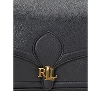 Lauren Ralph Lauren Pebbled Leather Small Bradley Convertible Bag